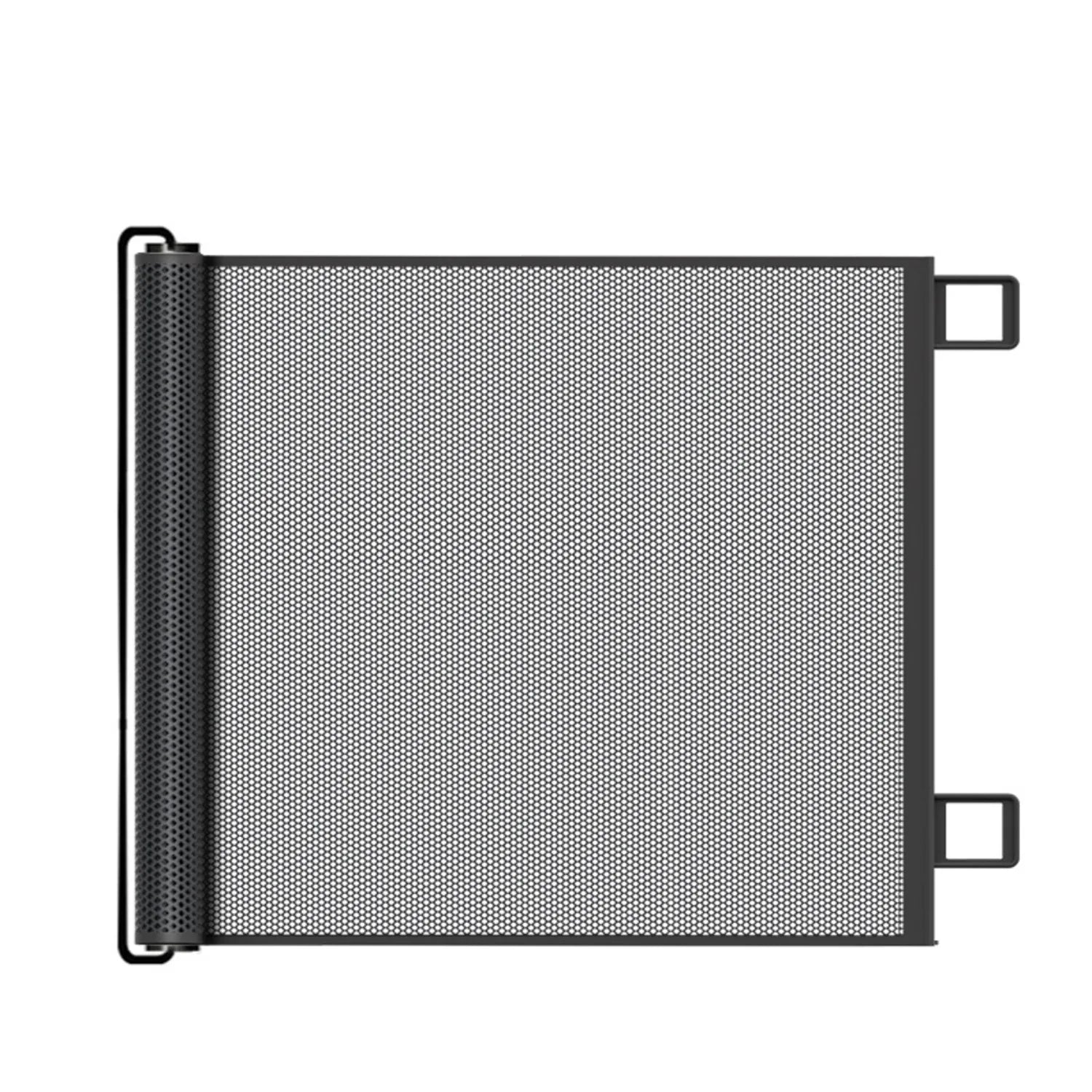 Retractable Pet Door Mesh Dog Fence Cat Fence Kitten Fence Suitable for Doorways, Stairs, Corridors Prevent Pet Vandalism
