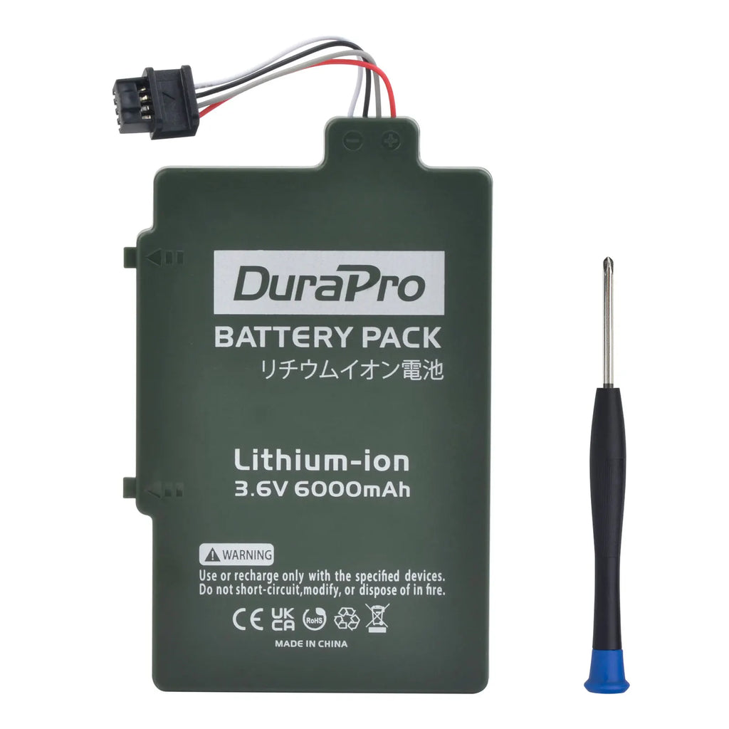DuraPro Batteries for Nintendo Wii U Gamepad 6000mah WUP-001 WUP-012 WUP-010 Battery for Nintendo WiiU Game pad with free Tool