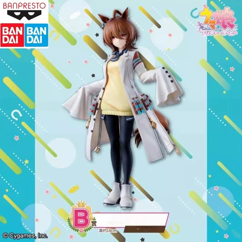 В наличност BANDAI Оригинална Ai Fantasy Horse Racing Girl Ai Li Suzi Tea House Manhattan Мобилен телефон Модел Колекция Колекция Колекционни Подаръци