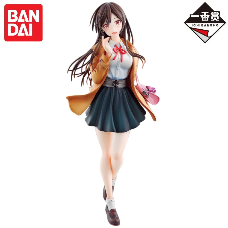 В наличност Bandai Original Ichiban Kuji Vol 2 Rent A Girlfriend Mizuhara Chizuru екшън фигурка модел кукла чисто нова в кутия.