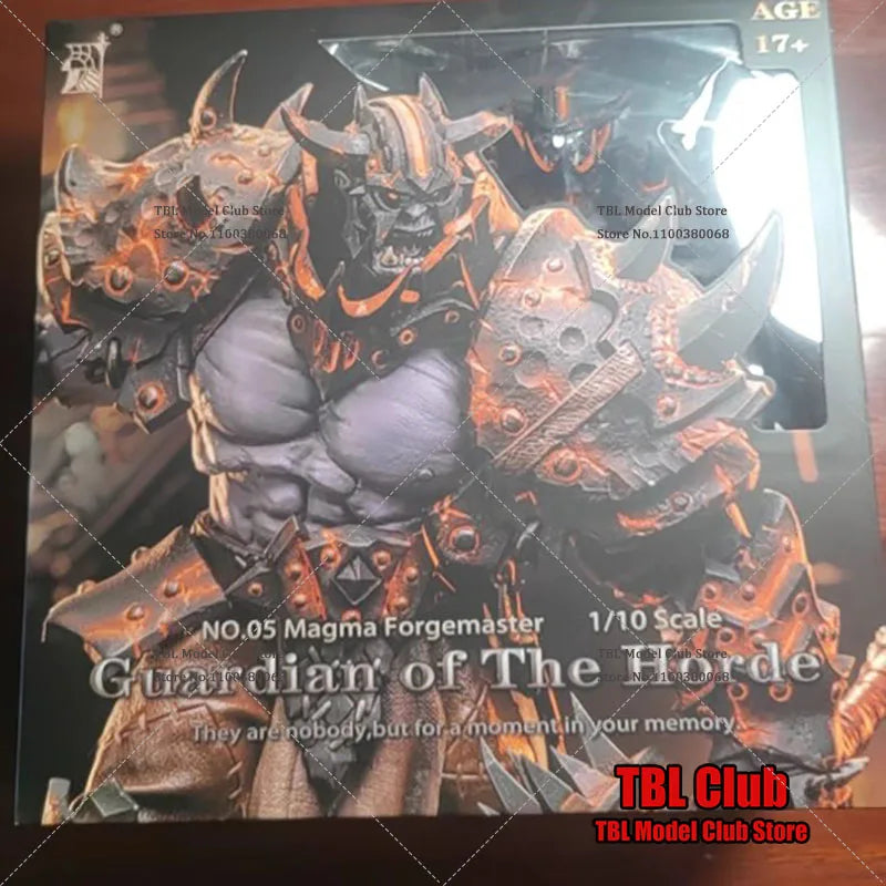 【Grey Knight NO.05】1/10 Scale WOW Guardian of The Horde Master Magma Forgemaster  Barbarian Orcs Anime Figure PVC Model Toys
