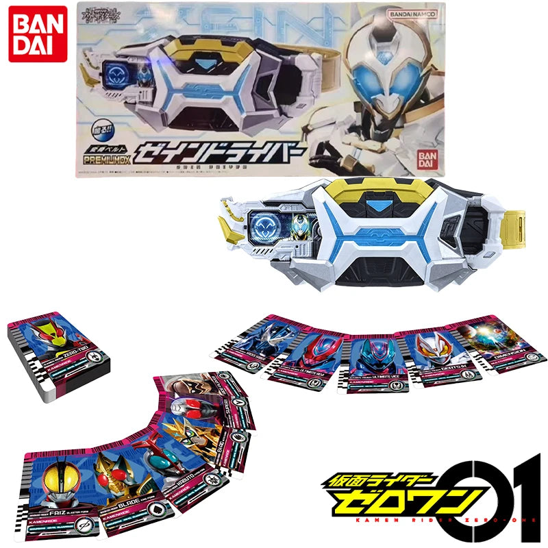 Bandai Genuine PREMIUM DX Kamen Rider Zero-One Anime Figure Zein Driver Action Toys for Kids Christmas Gift Collectible Model