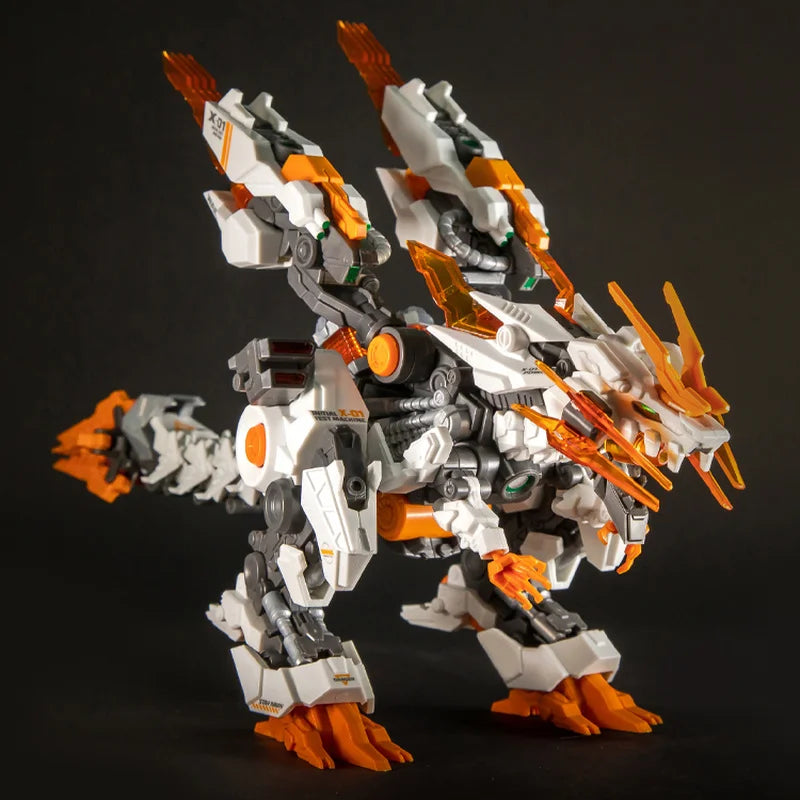 New Sun Queen Assemble Toy Model X-01 X01 Destiny ZOIDS Dinosaur Action Figure Robot Toys in stock