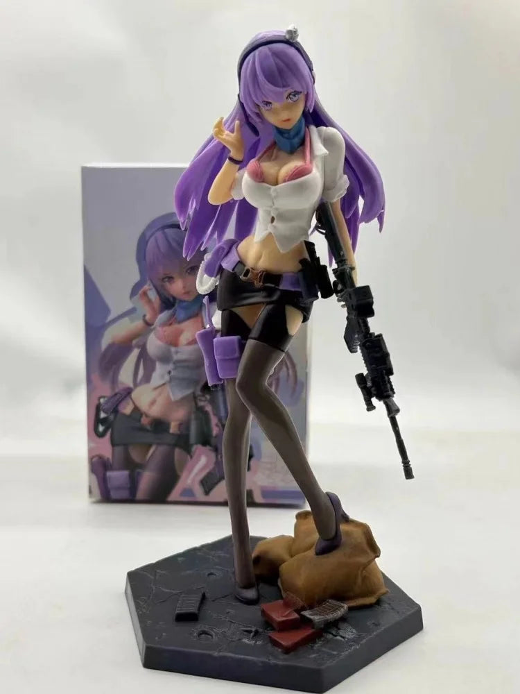 Anime After-School Battlefield Figuren Allrounder ELF Sexy Figur PVC Statue Modell Puppe Sammlerstück Zimmerdekoration Geschenk 21CM