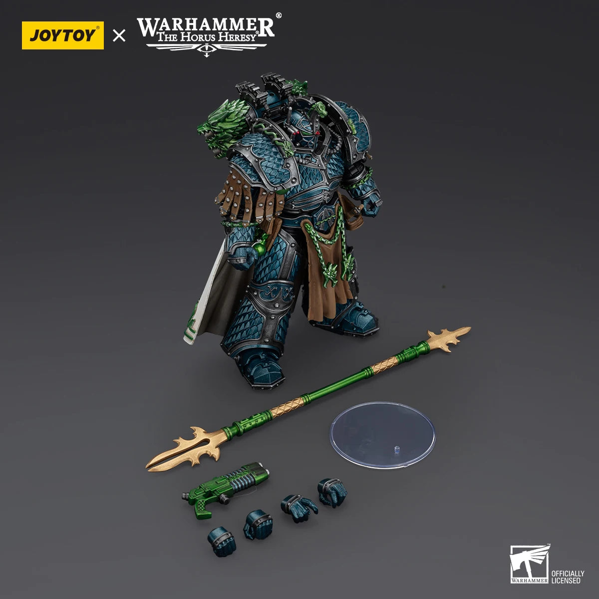 JOYTOY Warhammer 30K Alpha Legion Action Figure 1/18 Alpha Legion Alpharius Anime Figure Articulated Joints Collection Model Toy