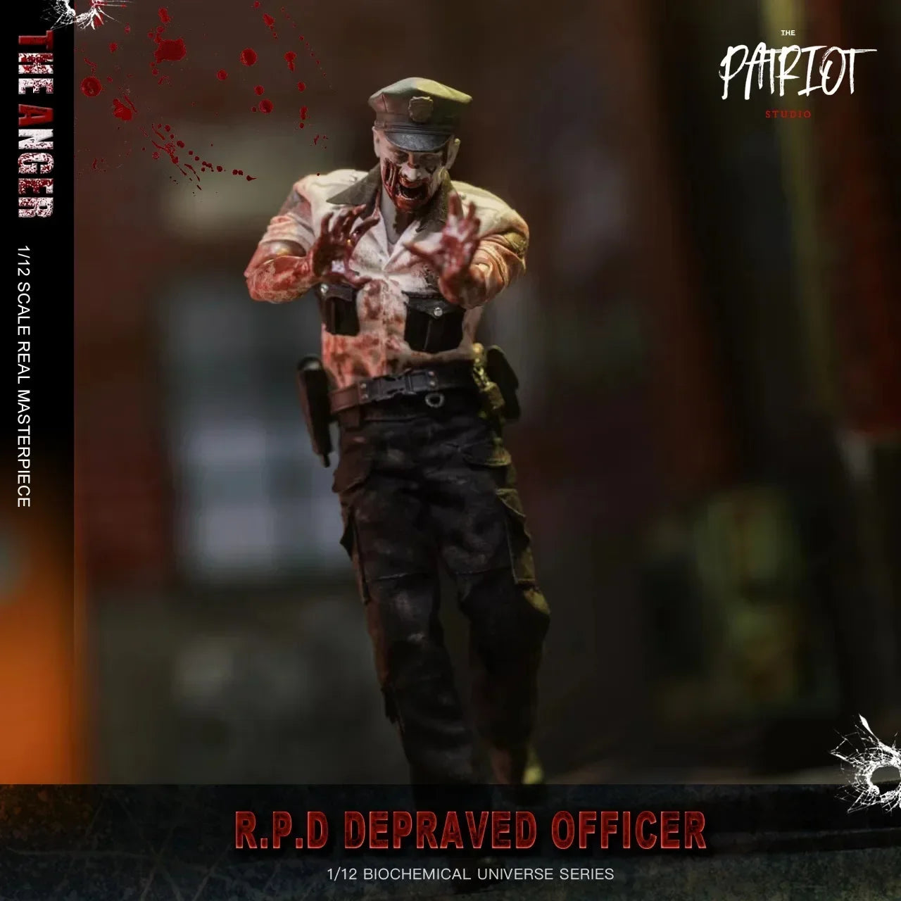 In Stock Patriot Studio Resident Evil 1/12 Leon Kraus Chris Police Officers Zombie Chainsaw 6-inch Action Figures Collection