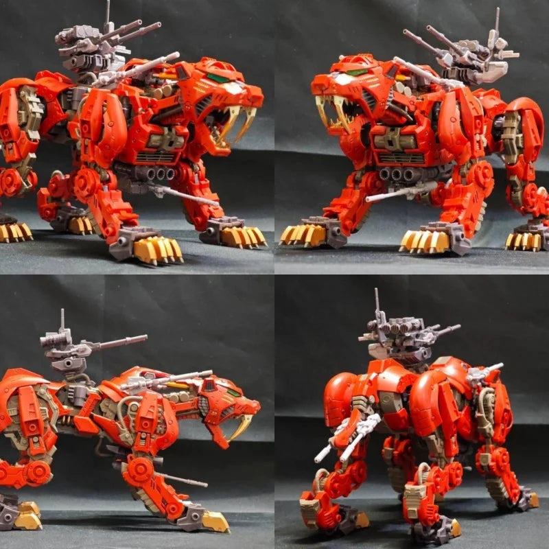 In Stock Anime Zoids Bt Model Js003 Long Toothed Lion 1:72 Mechanical Beast Action Figure Collect Toy Model Holiday Gifts