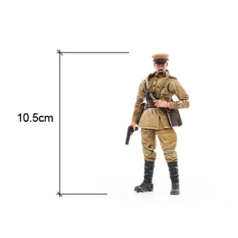 In Stock JOYTOY 1/18 Soviet Officer Collection Action Figure Can Be Assembled Igure Model Collection Toy Gift