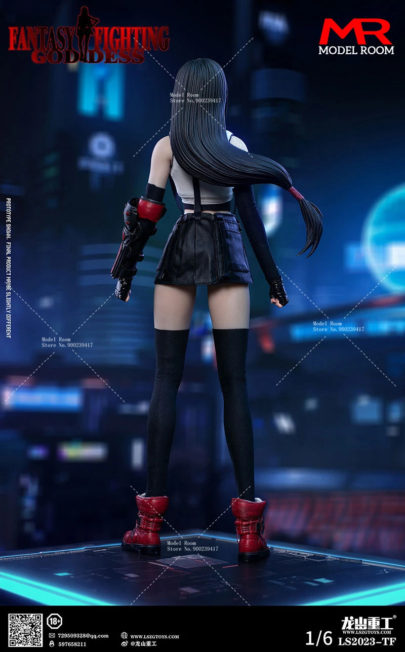 LS2023-TF 1/6 Female Movable Eye Action Figure 12'' Female Soldier Figurine Model Full Set Collectible Toy