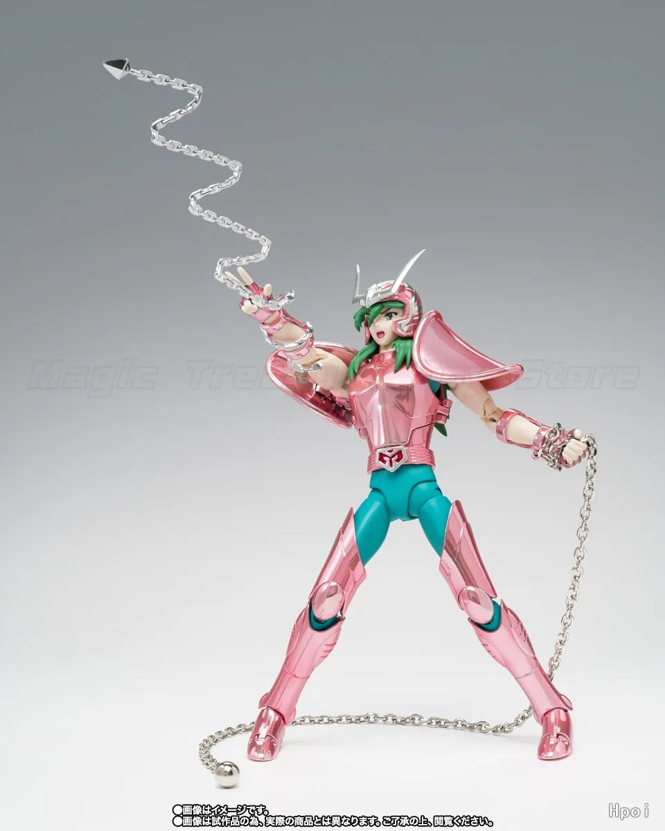 Original Bandai Saint Seiya Andromeda Shun Bronze Cloths 20th Anniversary Action Figure Model Toy Figure Gift