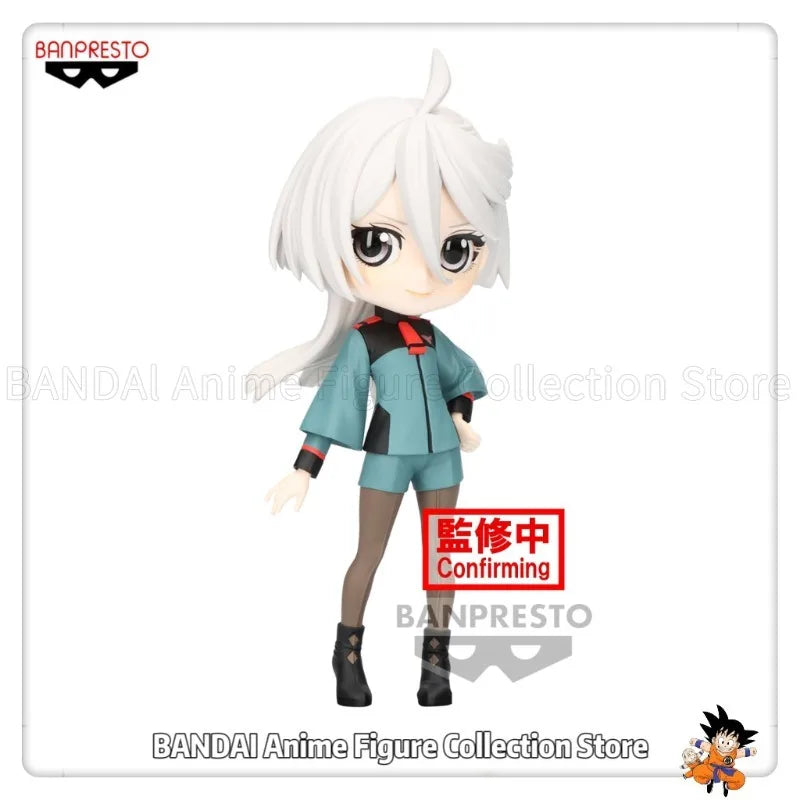 Original BANPRESTO Q Posket TMobile Suit Gundam THE WITCH FROM MERCURY MIORINE REMBRAN Anime Humanoid Decoration Toys