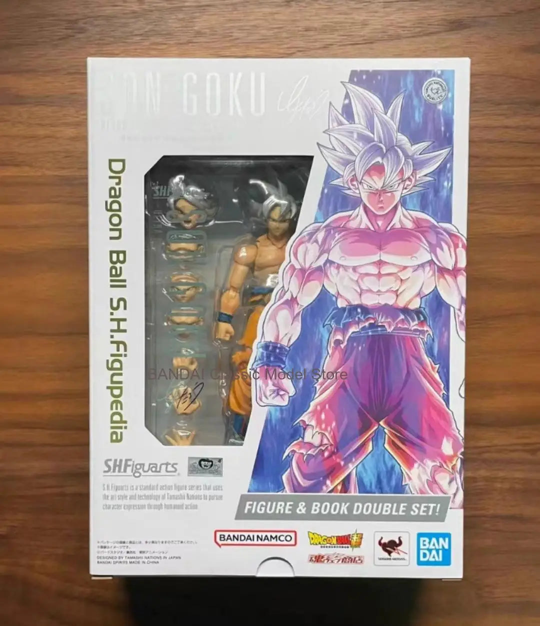 Bandai Genuine S.H.F Dragon Ball Super Anime Figure Son Goku Migatte No Gokui Action Toys for Boys Girls Gift Collectible Model
