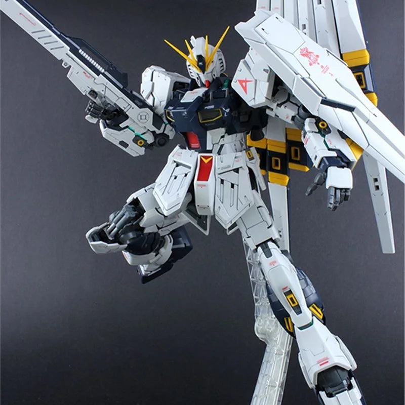 Bandai Original MG 1/100 RX93 V Gundam Ver Ka Full Action Assembly Model Figure Anime Robot Toy Gift