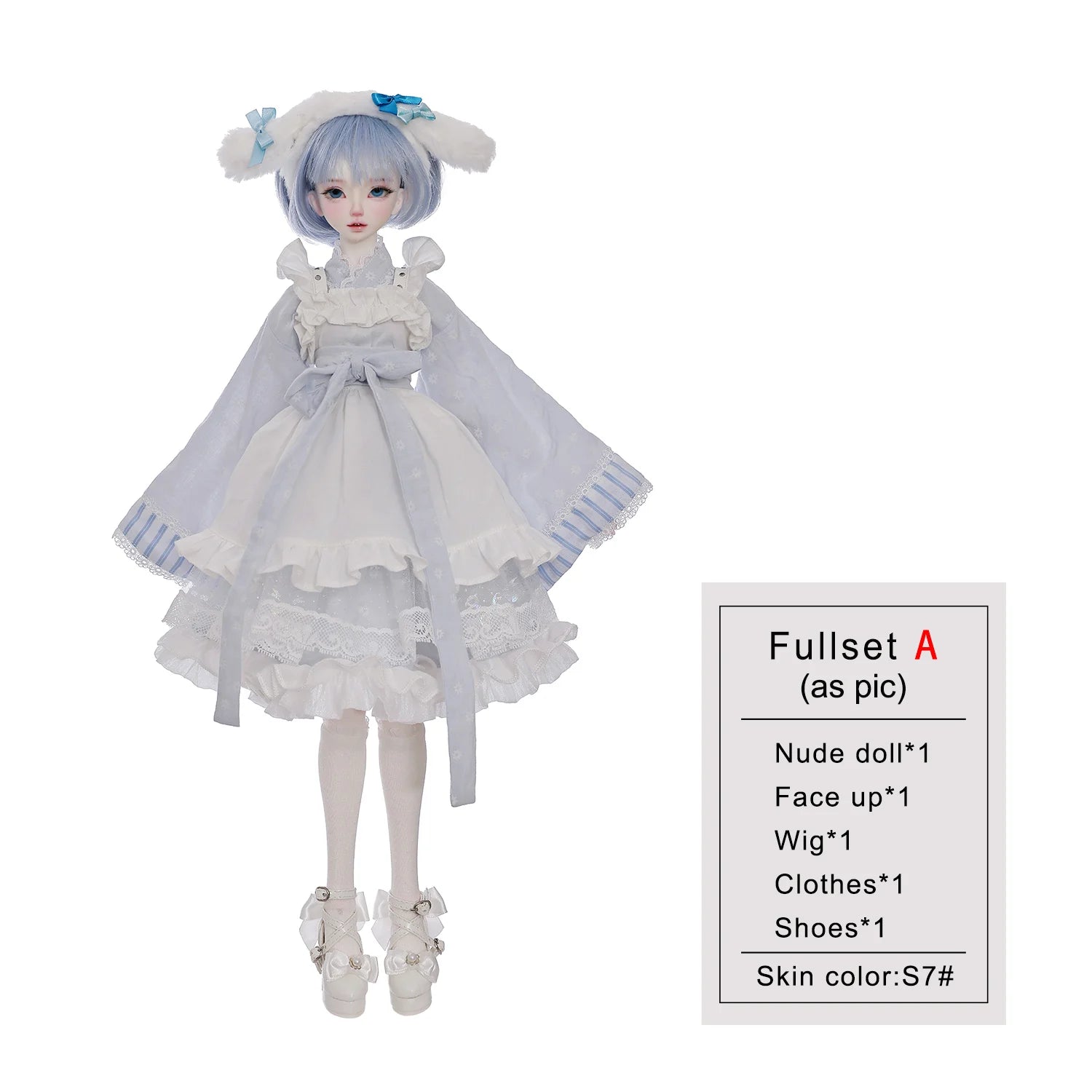 ShugaFairy Sano Original Bjd Doll 1/4 Head Bariy New Kimono Style Anime Girl Joint Toys Fullset