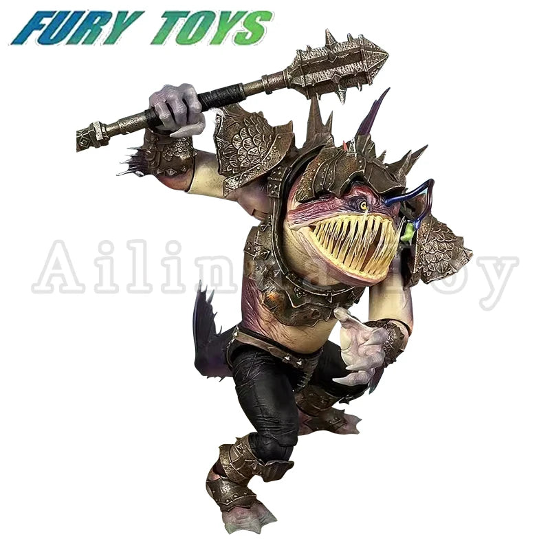 Fury Toys 1/12 7nches Action Figure The Record of the Mountain and Sea Demon God Lantern Fish Anime Toy