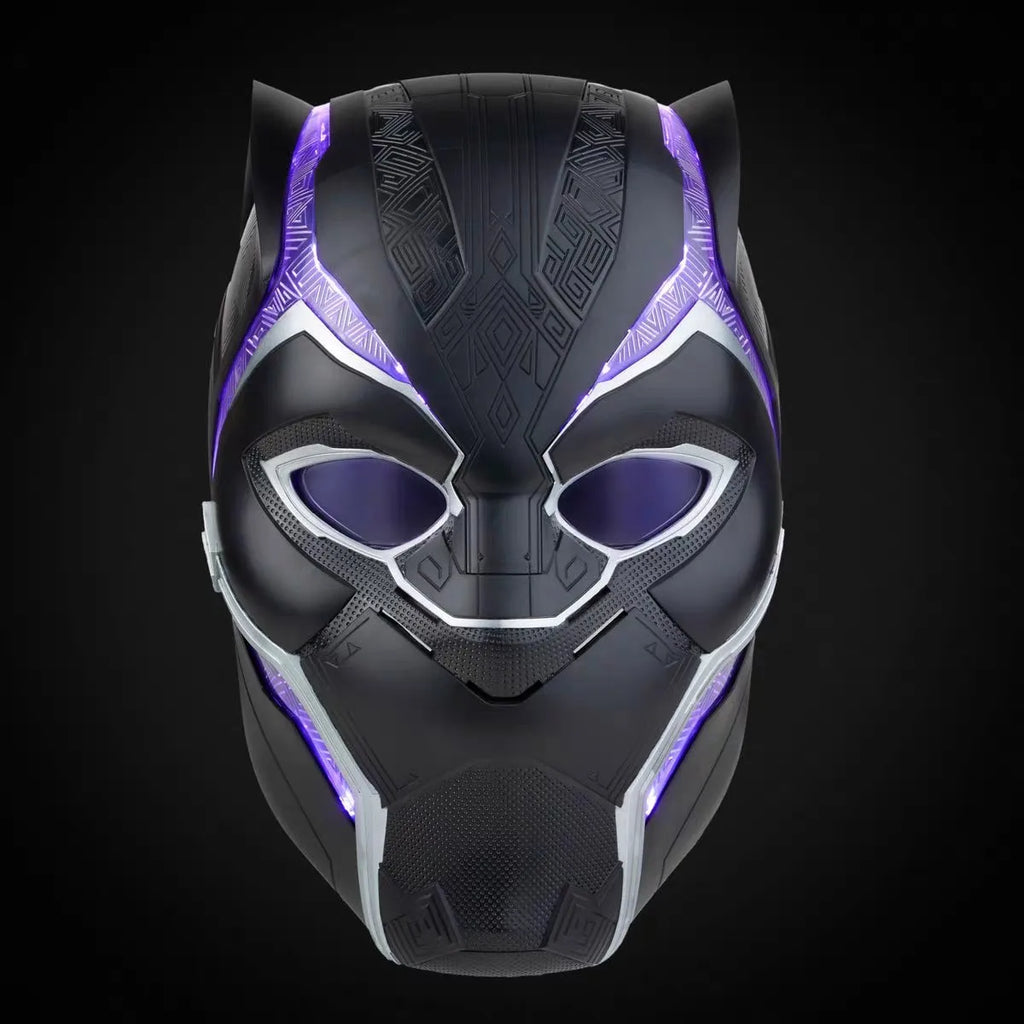 Hasbro Marvel Black Panther Electronic Helmet Legends Series 1:1 Wearable Cosplay Prop Legacy Collection Vibranium Light FX