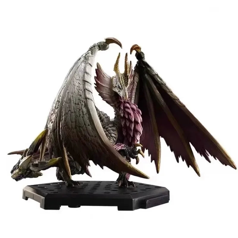 Monster Hunter World Iceborne Action Figure PVC Model, Nergigante Tigrex Basarios Dragon Collectible Decoration Toy for Adults