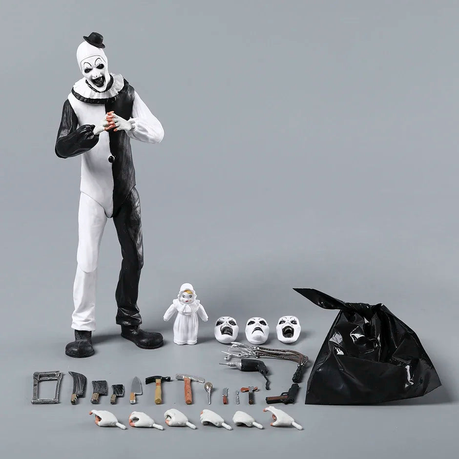 NECA Art the Clown Ultimate Terrifier Action Figure Collectable Joints Moveable Model Toy