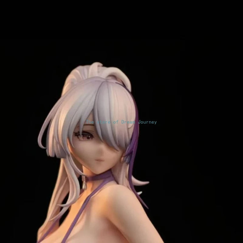 In stock 11cm Azur Lane two-dimensional beautiful girl figure playing in the water and blue sea Unzen figure chassis decoration