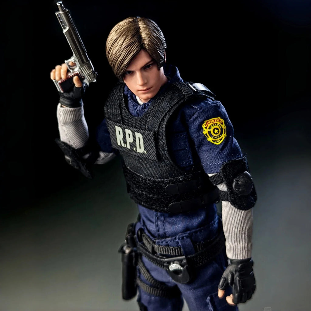 New Genuine Limtoys Resident Evil Leon Rpd Officer 1/12 Scale Action Figure In Stock