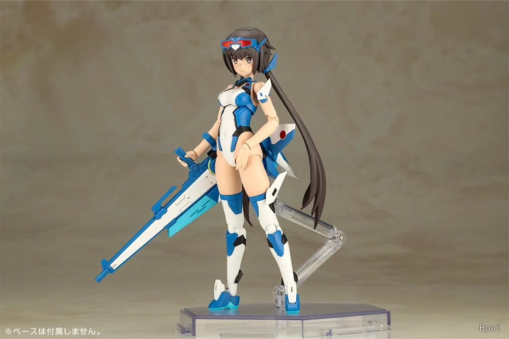 -In Stock Original KOTOBUKIYA Frame Arms Girl Stiletto Swimsuit Blue Impulse Color Ver 16cm Animation Assembled Movable Figures