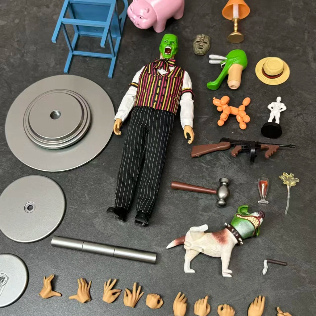 Hot Action Figure The Mask 1/12 Scale Lr009a Lr009b Jim Carrey Character Movable Model Collectible Toy Gift For Fans Ornament
