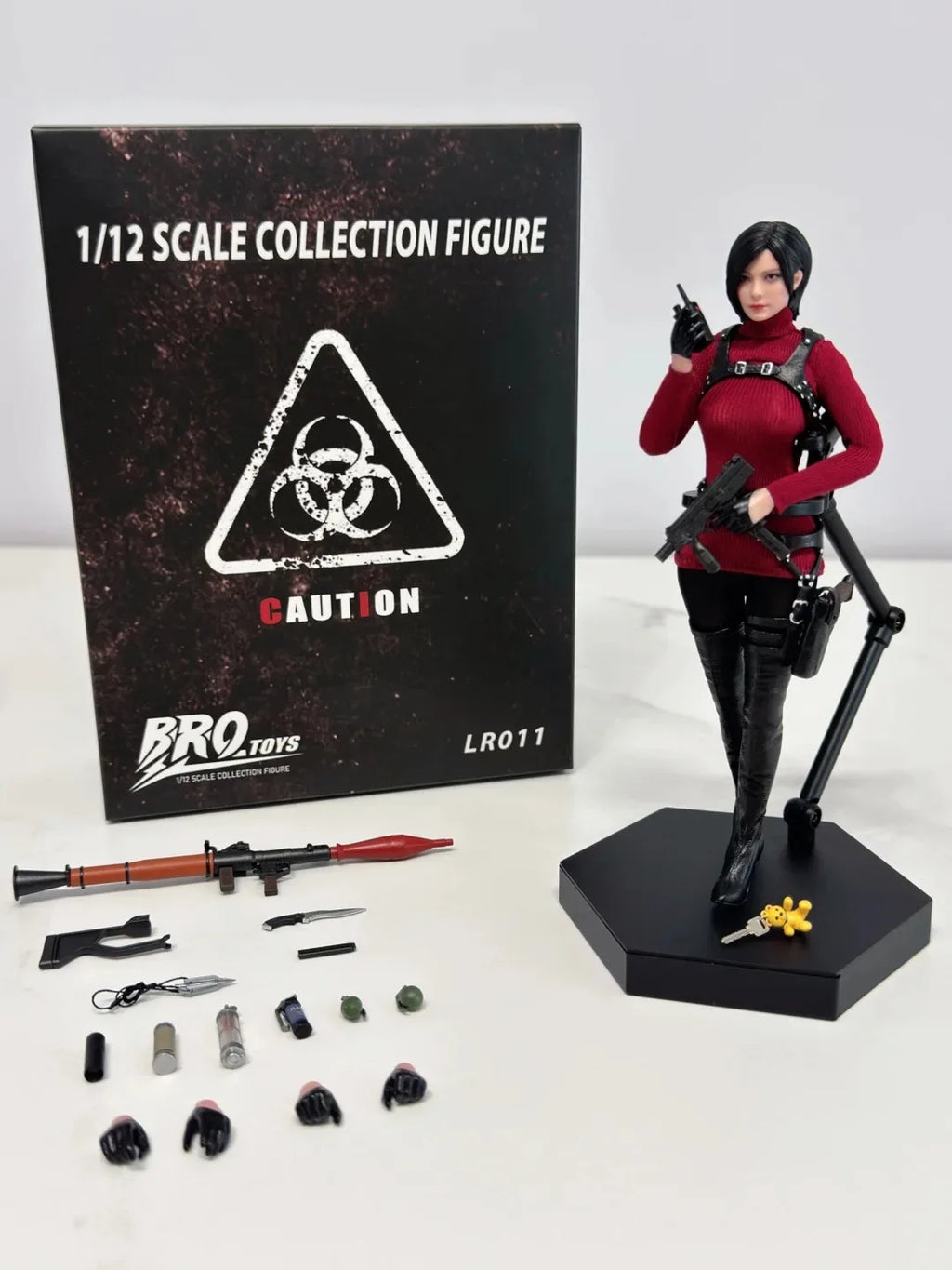 New In Stock Brotoys 1/12 Scale Ada Wong Rolling Eyeballs Action Figure Collectible Decoration Military Figure Model Toy