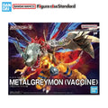 Bandai Original Genuine Figure Digimon Model Kit Figure-rise Standard Metal Greymon Vaccine Collection Anime Series