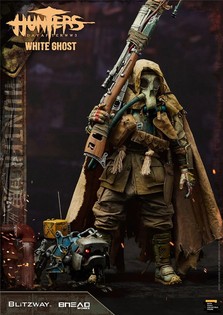 In Stock Blitzway BW-UMS 11801 HUNTERS Day After WW lll White Ghost 1/6 Male Soldier 12'' Action Figure Full Set  Model Toy