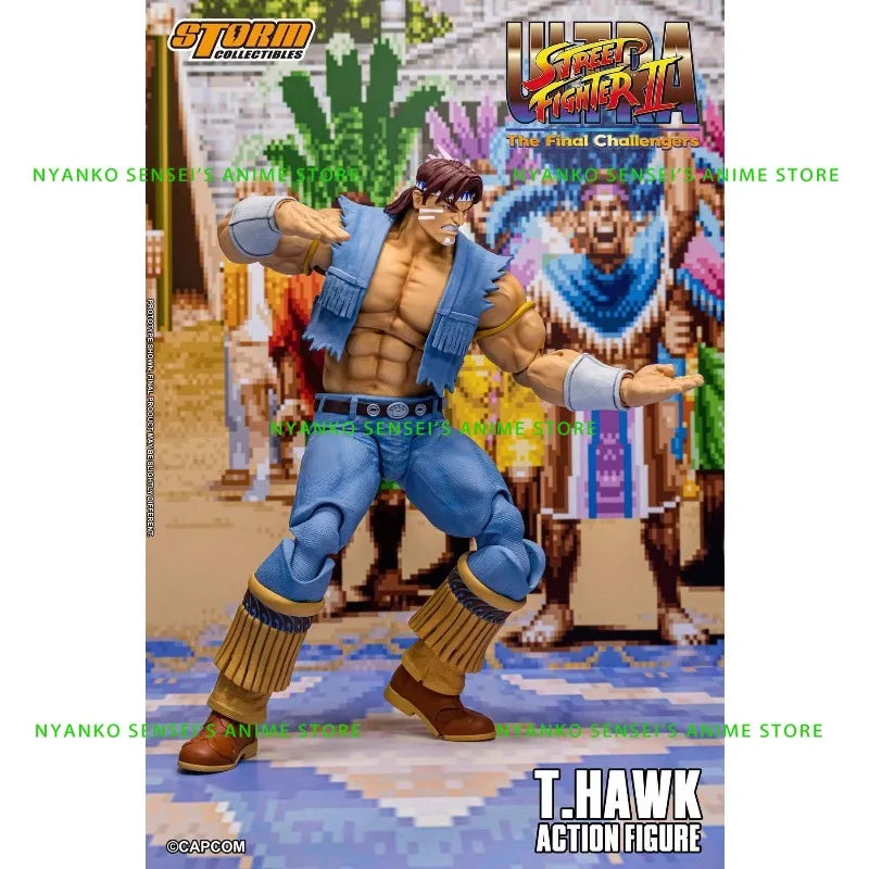 In Stock Storm Toys Ultra Street Fighter II T.Hawk The Final Challenger Action Figure Anime Model Trendy Toy Desktop Collectible