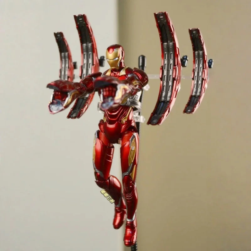 in stock Iron Man Mor Storm E-Model Mk50 Action Figure 1/9 Scale Assembly Figurine Model Gift Toy Collectible Model Toy Gift