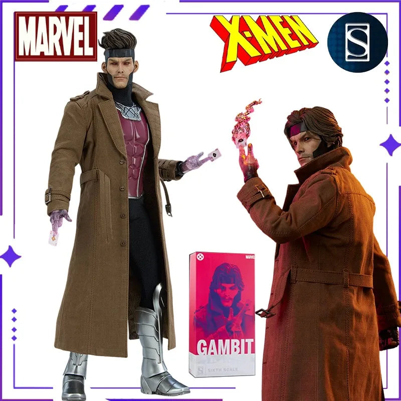 Sideshow Collectibles Original Authentic Marvel X-Men Gambit King Remy Etienne LeBeau Mobile Doll Model Handmade Toy Gift