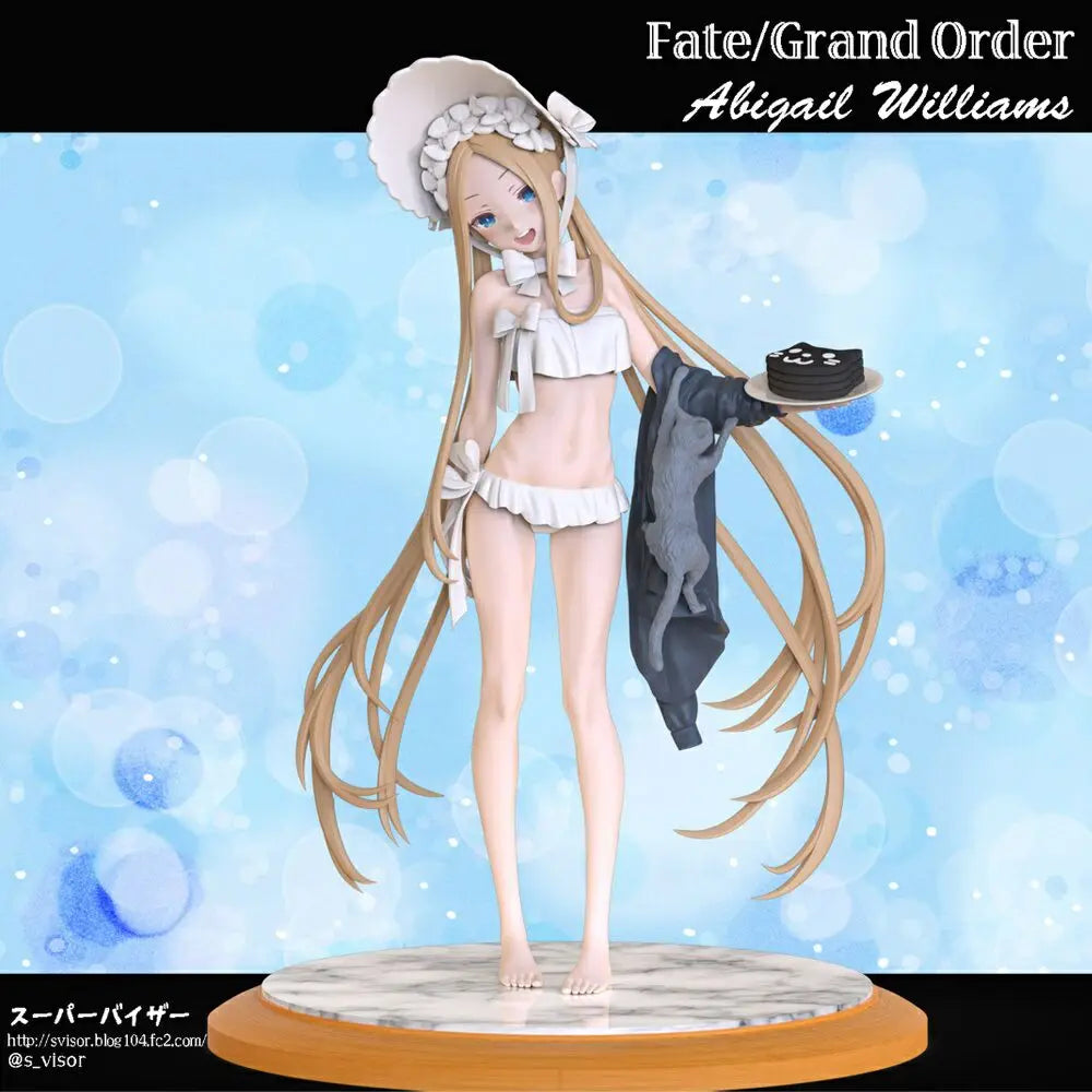 Anime Fate/Grand Order Abigail Williams Bausatz, Kawaii Resin GK DIY Weiß, Montage GK Modell Statue Spielzeug Puppensammlung Geschenke