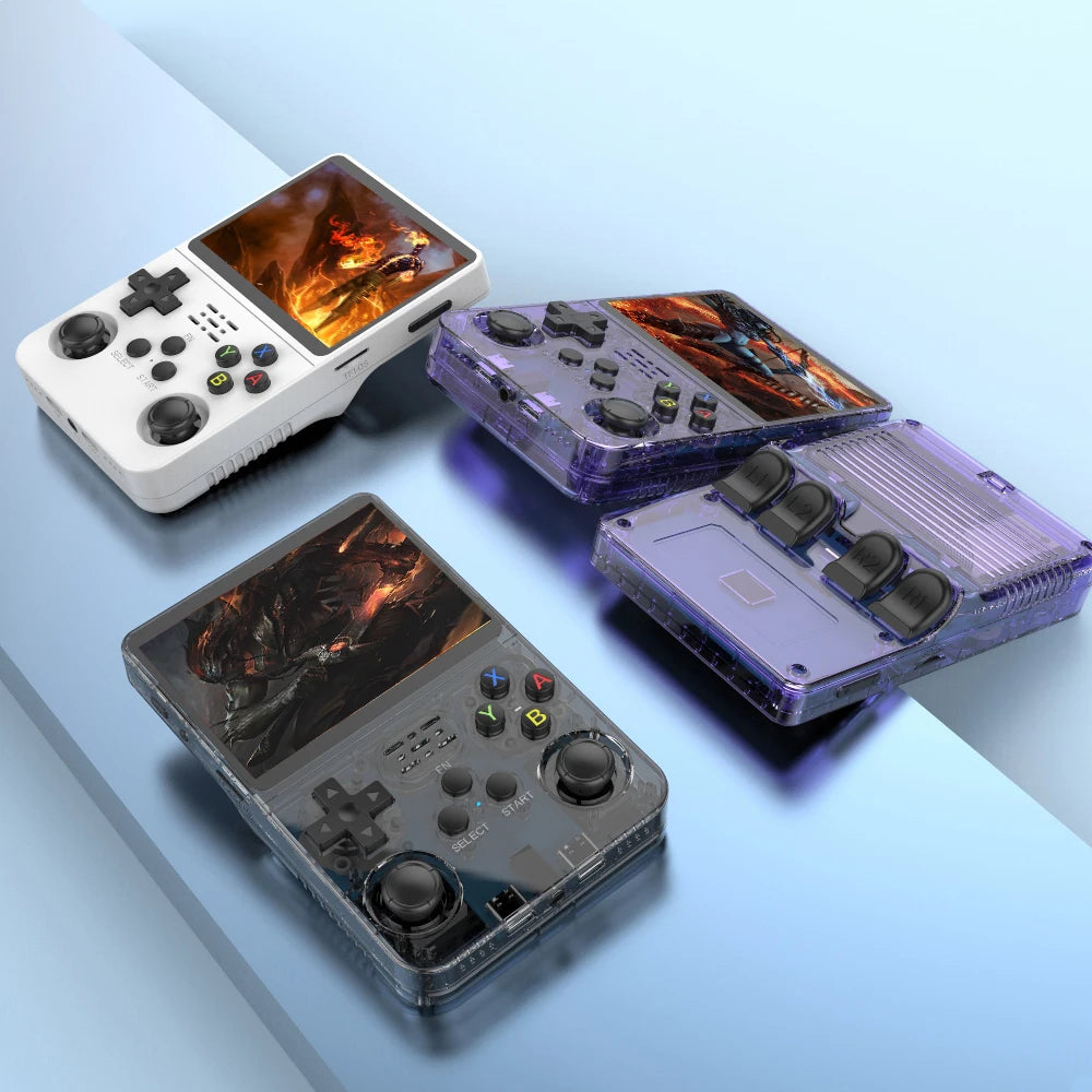 20000 игри R36S ретро игрова конзола 3.5-инчова Linux система с отворен код преносима ръчна игрова конзола с 64G за детски подаръци