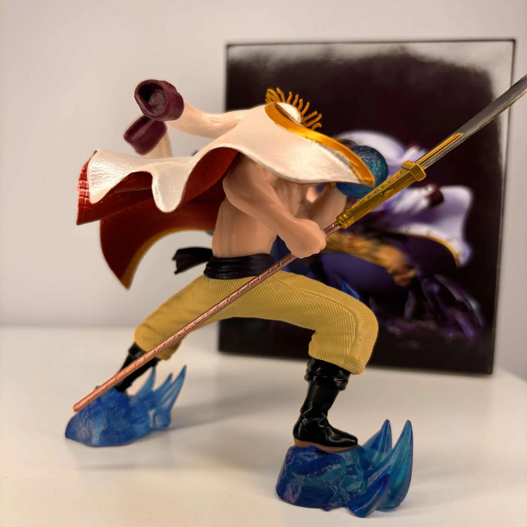 One Piece LX Battle Whitebeard - 13CM Battle Form Boxed Statue Model Handmade