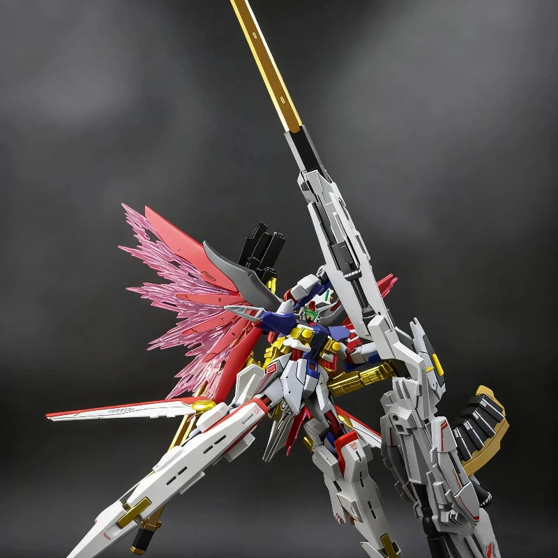Star HG CE 1/144 Destiny 2 Zeus Silhouette Assembly Model Kit Painted Action Figure Big Light Wing Anime Toy Collectible Gift