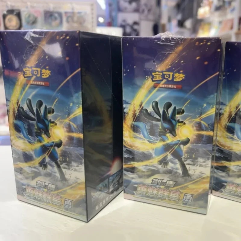 100%Original Genuine PokéM0n Trading Ptcg Card Chinese 7.0 Brave Charming Stars Pre-Group Booster Pack Construct Gift Child Gift