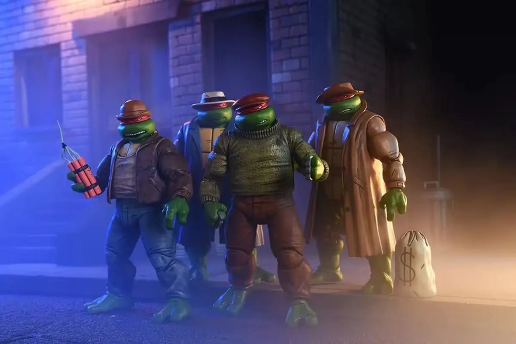 NECA 54510 TMNT Action Figure Teenage Mutant Ninja Turtle Mafia Figurine Anime Eastman and Laird's 7-Inch Model Original Gift