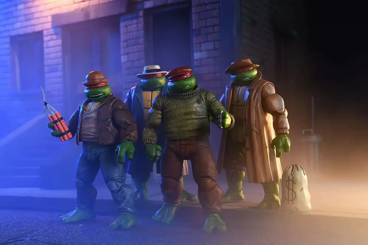 NECA 54510 TMNT Action Figure Teenage Mutant Ninja Turtle Mafia Figurine Anime Eastman and Laird's 7-Inch Model Original Gift