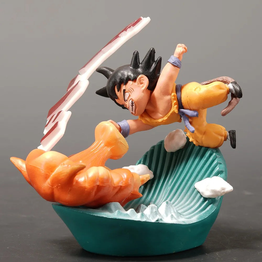 9cm/3.54in Anime Dragon Ball Figure Son Goku Action Figures Pvc Statue Collection Model Toys Gifts