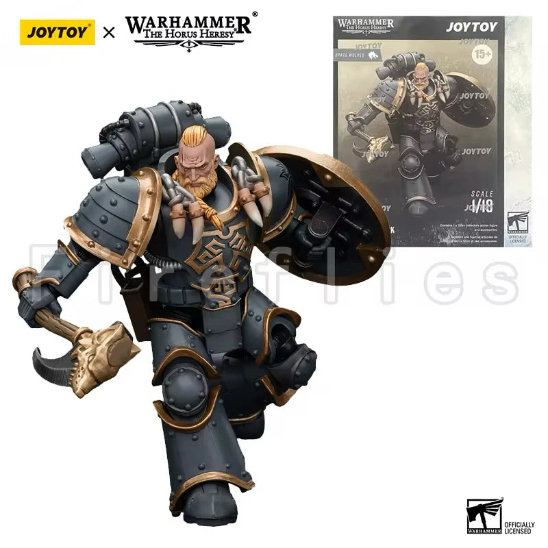 1/18 JOYTOY Action Figure The Horus Heresy Space Wolves Grey Slayer Pack Anime Model Toy