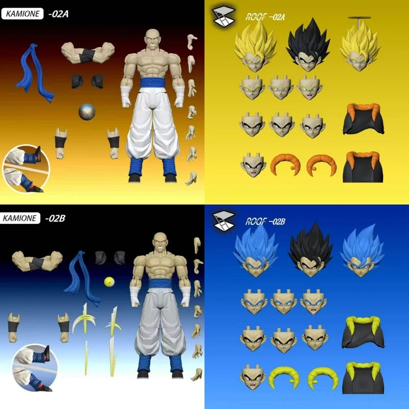 Brand New In Stock KAMIONE Tonsenarttoys Gogeta Dragon Ball Z SHF Super Saiyan Blue SSJ Son Goku Vegeta Action Figure Model Toy