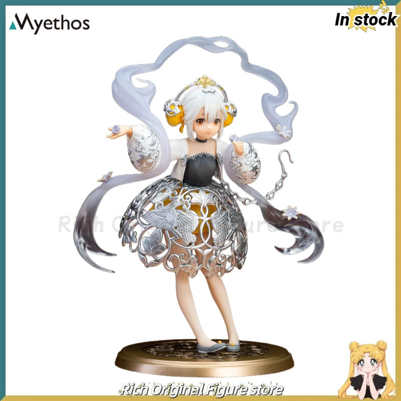 Original in Stock Myethos "National Treasure" Grape Flower and Bird Pattern Silver Sachet Model Toys Ornaments Statue Figures