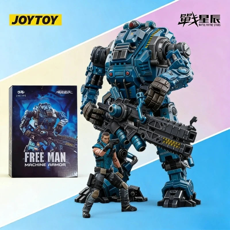 Spot Supply JOYTOY Original 1/18 Zhan Xingchen Free Man Mecha Collectible Action Figure Toys Gifts for Boys & Collectors