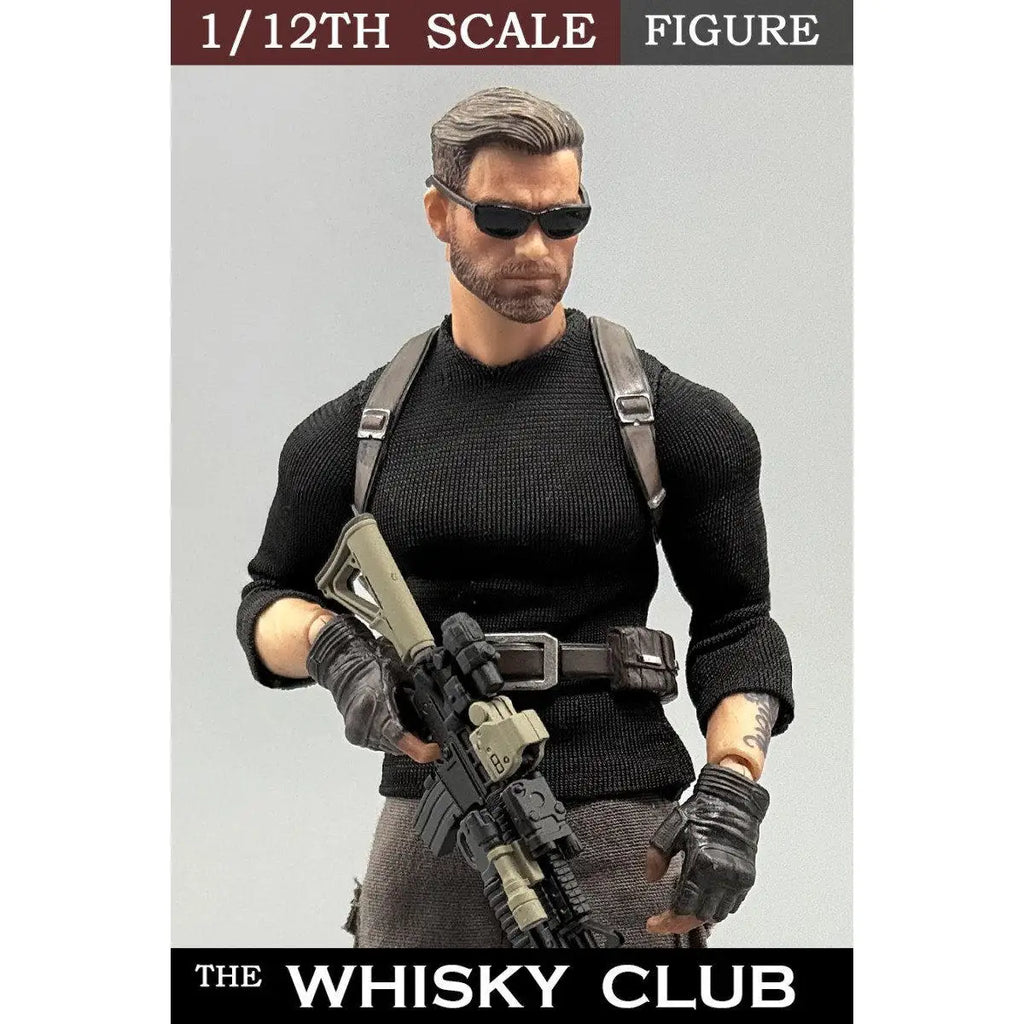 Bigaddict TARGET 001 1/12 Scale Whisky Club Killer Mark Collectible Military Action Figure Tactical Set For Adult Collectors
