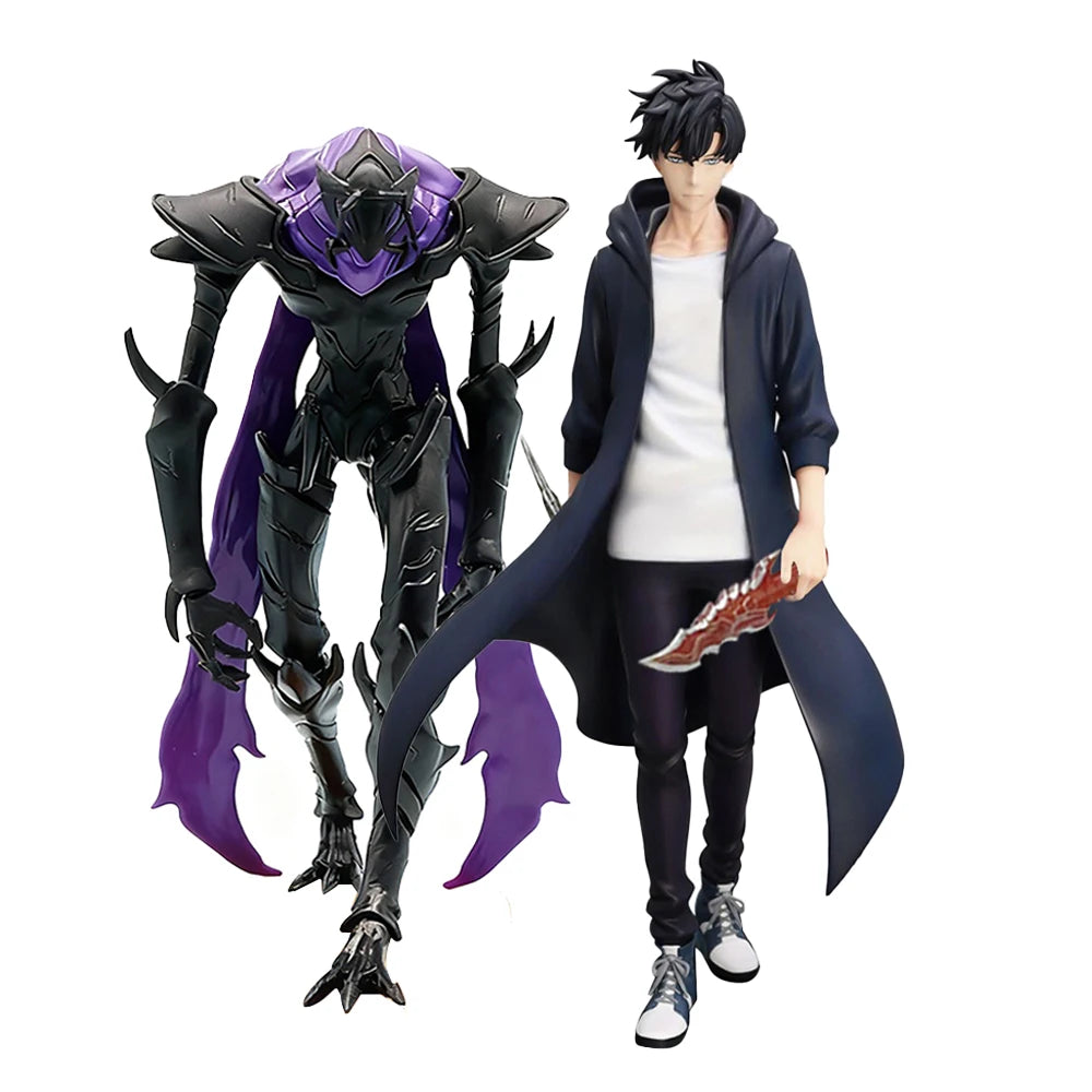 Anime Beru Figure Sung Jinwoo Action Figure Sung Jin Woo Beru figurine statue Model handsome Collection Adult Boy Anime Gifts