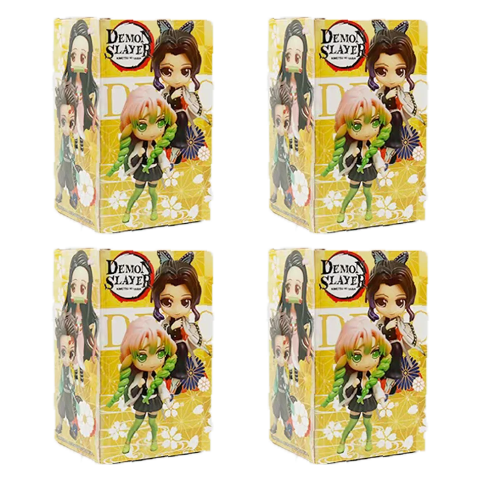 Anime Figure Demon Slayer Figures Kimetsu No Yaiba Doll Tanjiro Nezuko Zenitsu Figurine Inosuke Warrior Action Figure Model Gift