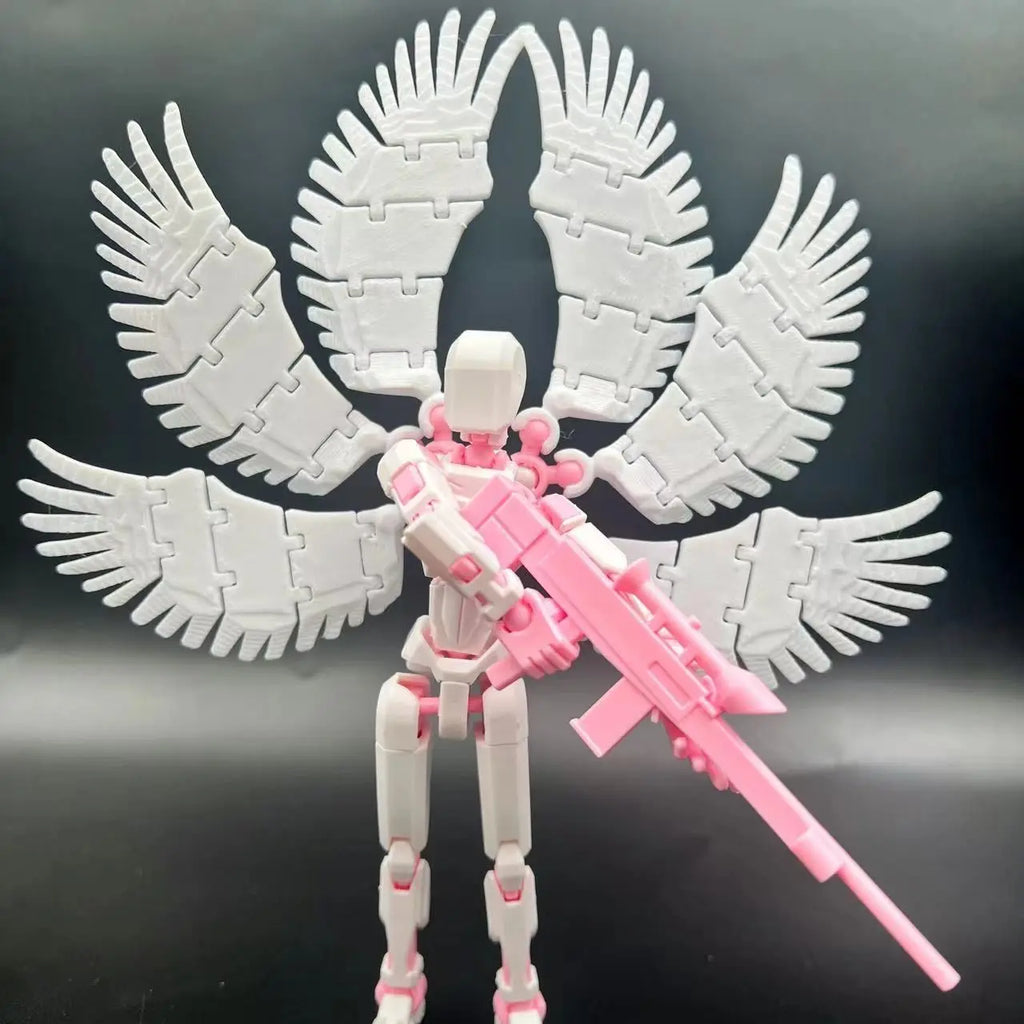 Dummy13 Series Eight-Winged Angel Colorful Hand Office Cheap Three-Dimensional Multi-Joint Movable Action Figure Assembly Model