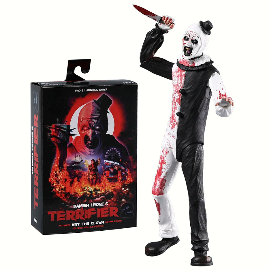 NECA Terrifier 2 Ultimate Art The Clown Blood Splattered Action Figure