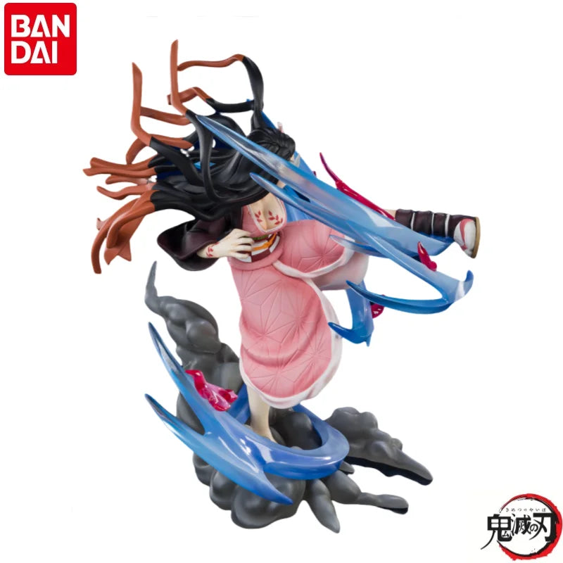 В наличност Оригинална фигурка Bandai Demon Slayer Kamado Nezuko, модел, орнаменти, статуя, празнични подаръци, аниме стоки, играчки